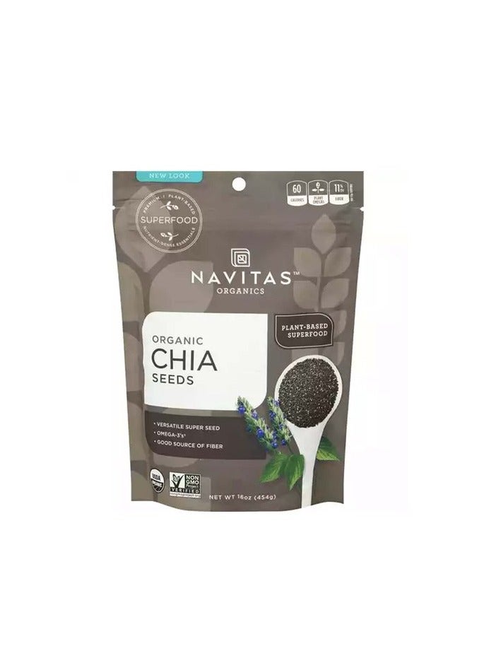 نافيتاس أورجانيكس Navitas Organics, بذور الشيا العضوية، 16 أونصة (454 جم)