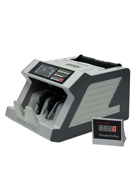 Money Counter Machine with Value Bill Count, Cash Counting Machine for AED/SAR/USD/EURO etc with UV/MG/IR/DD Detection, Bill Counter with Large LCD Display