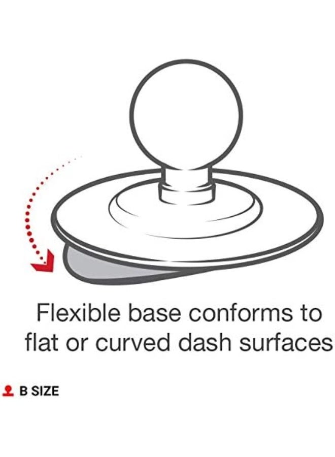 RAM Mounts RAP-B-378U Flex Adhesive Ball Mount B Size 1 inch (Approximately 2.5 cm) Ball - Image 4