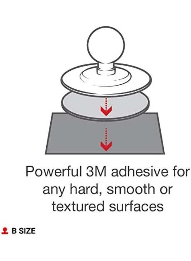RAM Mounts RAP-B-378U Flex Adhesive Ball Mount B Size 1 inch (Approximately 2.5 cm) Ball - Image 5