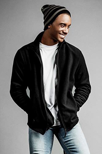 Knocker Men's Polar Fleece Quarter Zip Pullover (S, Charcoal) - Image 5