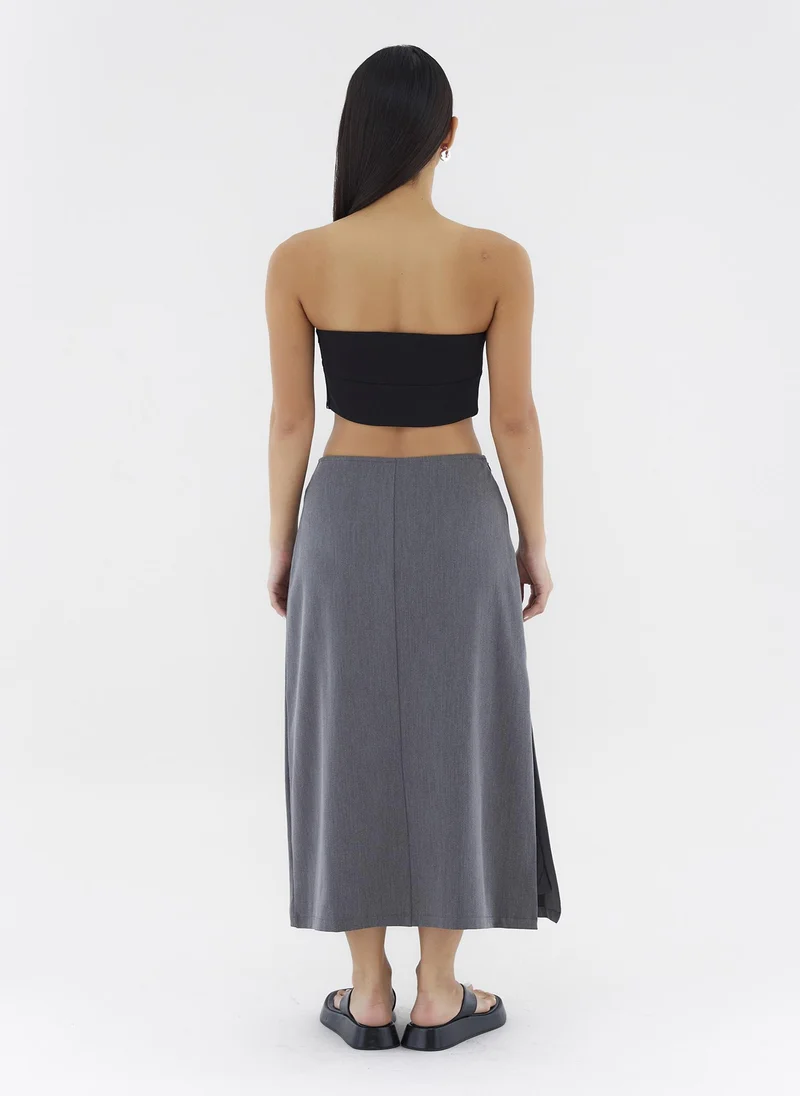 ذا اديتورز ماركت Mayce Mid-Rise Pleated Skirt
