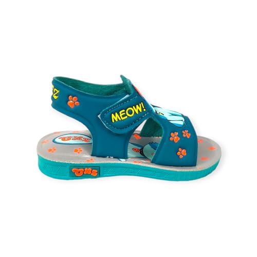 Coolz Kids Chu-Chu Sound Musical Sandals C-06 for Baby Boys and Girls Age 1-3 Years (Sea Green, UK Footwear Size System, Toddler, Age, Medium, 15 Months) - Image 5