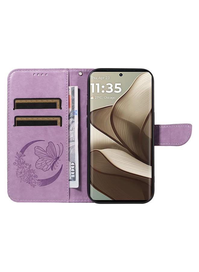 S-TOP Case For Motorola Edge 50 5G Swallowtail Butterfly Embossed Leather Phone Case - Image 5