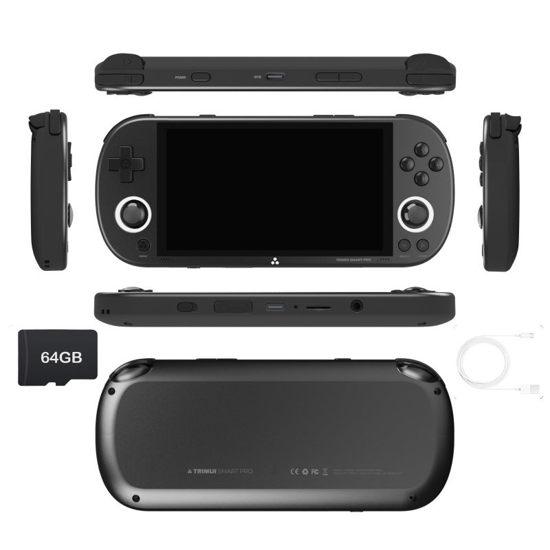 Handheld Game Console: 5-inch 720×1280 IPS Full Lamination Screen - Pre-installed Emulator System With 64GB Storage And TF Card Expansion Up To 256GB Retro Gaming Device For Portable Retro Gaming Enth - Image 1