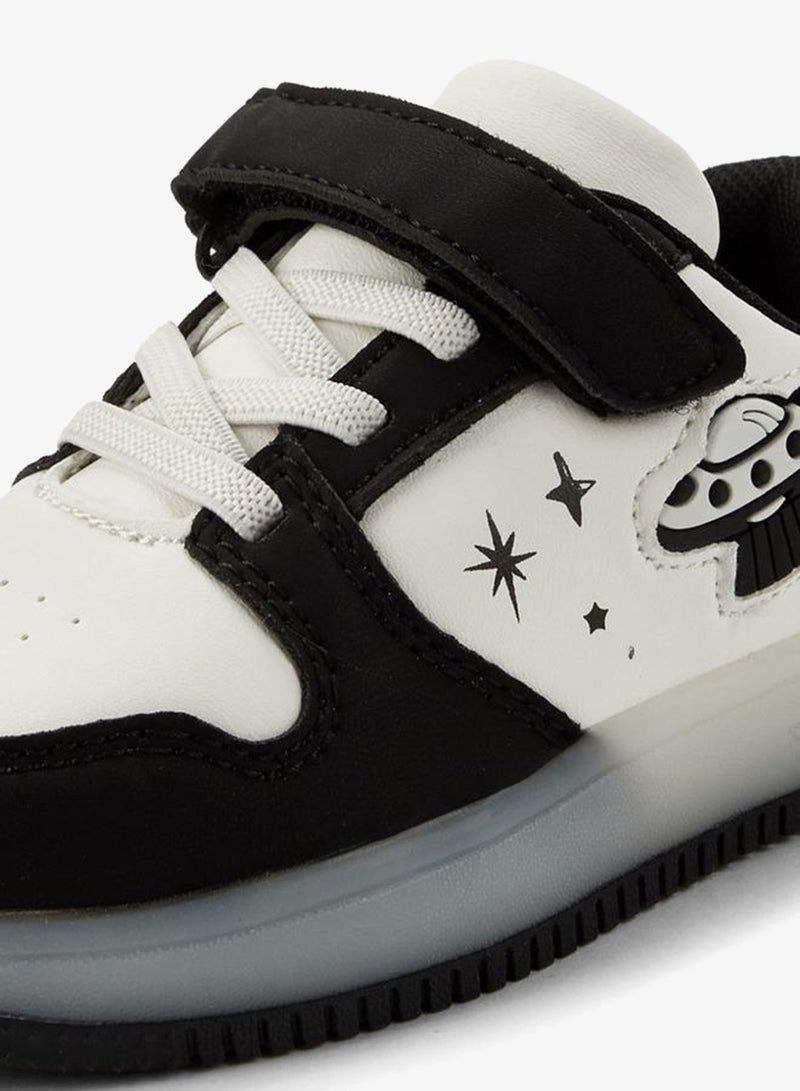 JUNIORS Boys Hook & Loop Light-Up Ankle Sneakers - Image 5