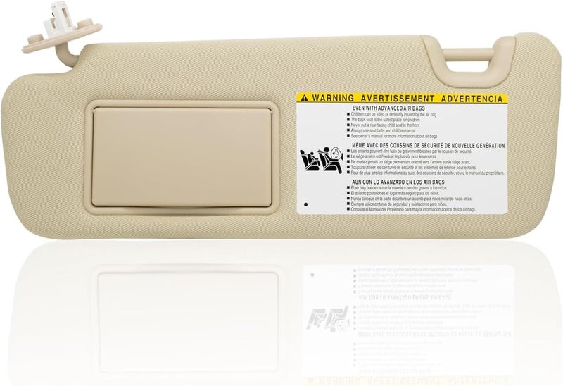 Wivplex Beige Sun Visor for Toyota Highlander - Image 1