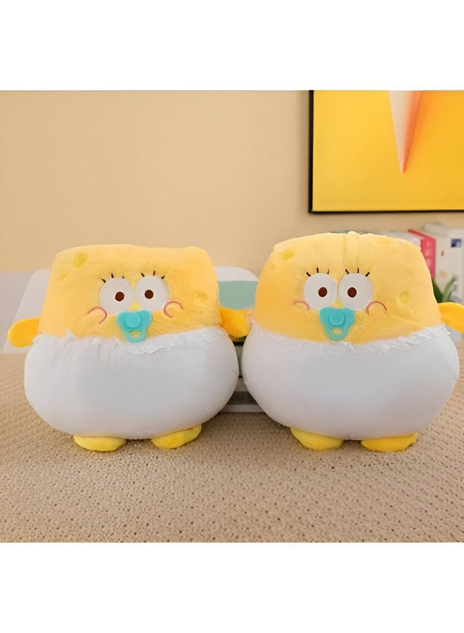 Tickles Kids Favorite Soft Stuffed Plush Animal Toy for Kids Boys & Girls Birthday Gifts (Color: White & Yellow Size: 18 cm) - Image 2