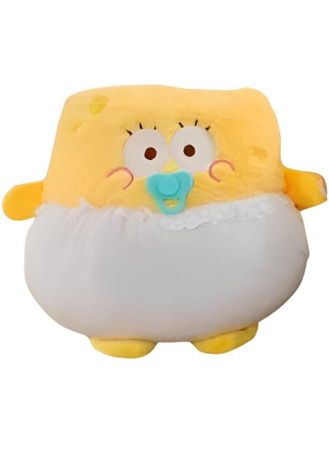 Tickles Kids Favorite Soft Stuffed Plush Animal Toy for Kids Boys & Girls Birthday Gifts (Color: White & Yellow Size: 18 cm) - Image 1