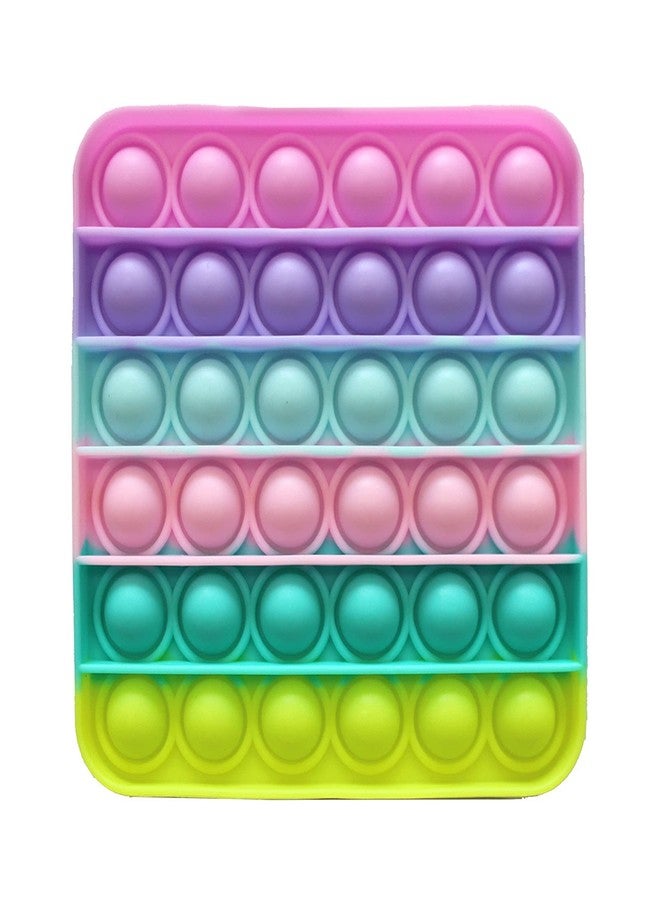 KBV Fidget Push Toy Stress Reliever Soft Silicone Pop Its Toy for Kids, Adults, Special Needs Autism Children (Square Light) - Image 1