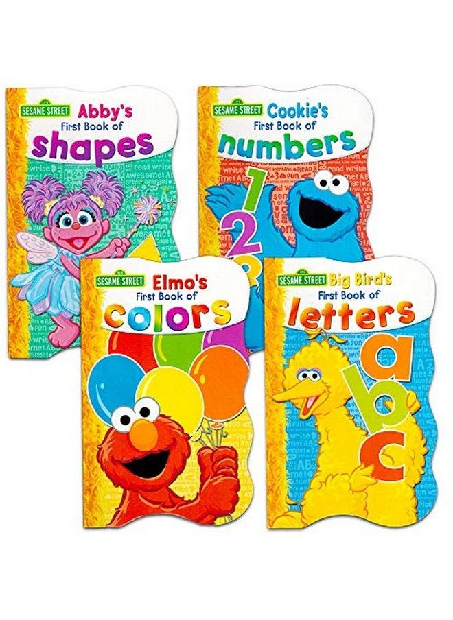 Sesame Street - First Books Series; Big Bird'S Letters Abby'S Shapes Elmo'S Colors Cookie'S Numbers [Board Book Hardcovers 4 Books] - Image 1