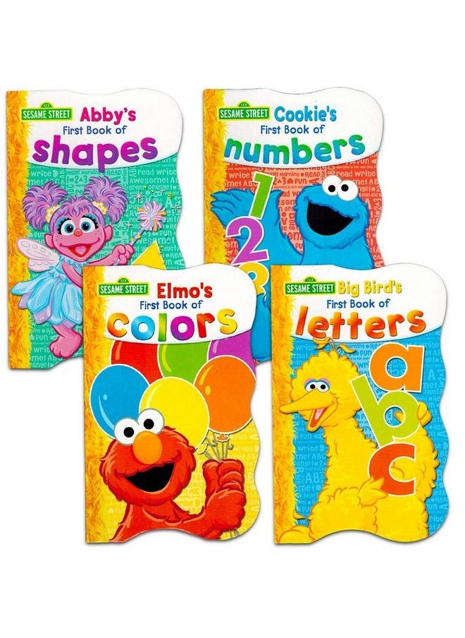 Sesame Street - First Books Series; Big Bird'S Letters Abby'S Shapes Elmo'S Colors Cookie'S Numbers [Board Book Hardcovers 4 Books] - Image 1