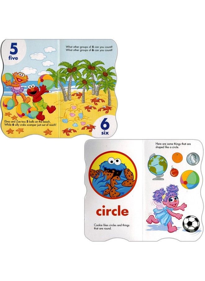 Sesame Street - First Books Series; Big Bird'S Letters Abby'S Shapes Elmo'S Colors Cookie'S Numbers [Board Book Hardcovers 4 Books] - Image 1