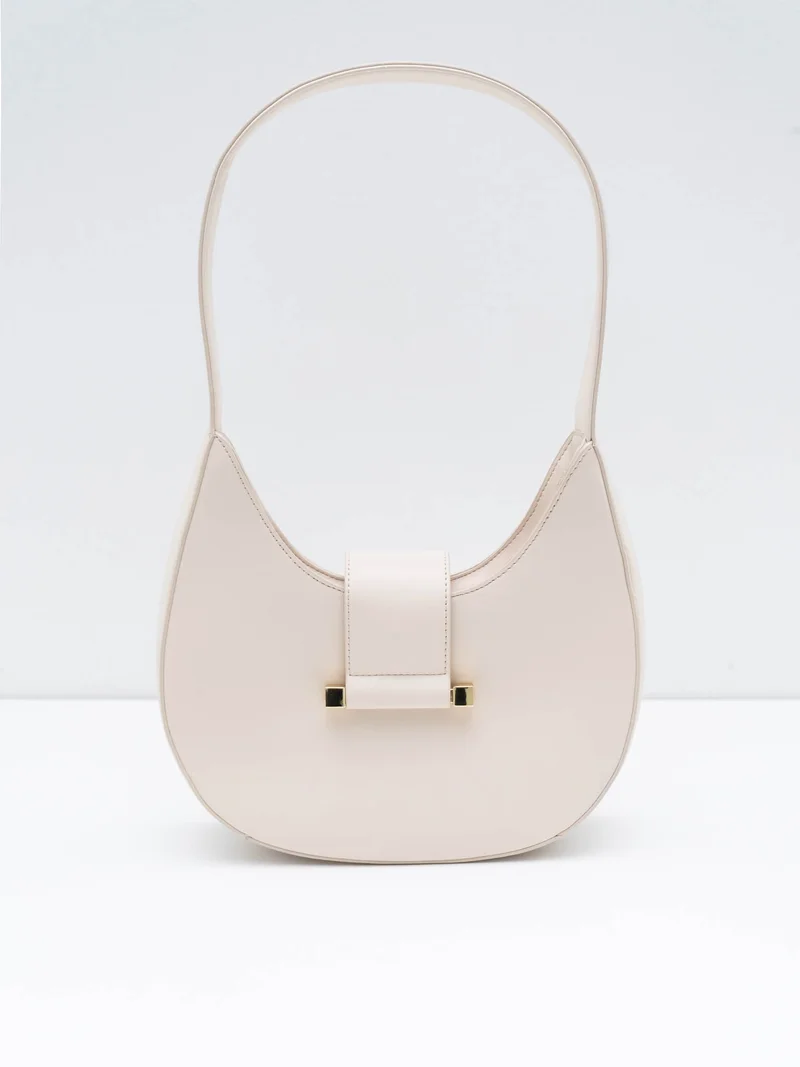 Lichi Semi-circular bag with wide shoulder strap