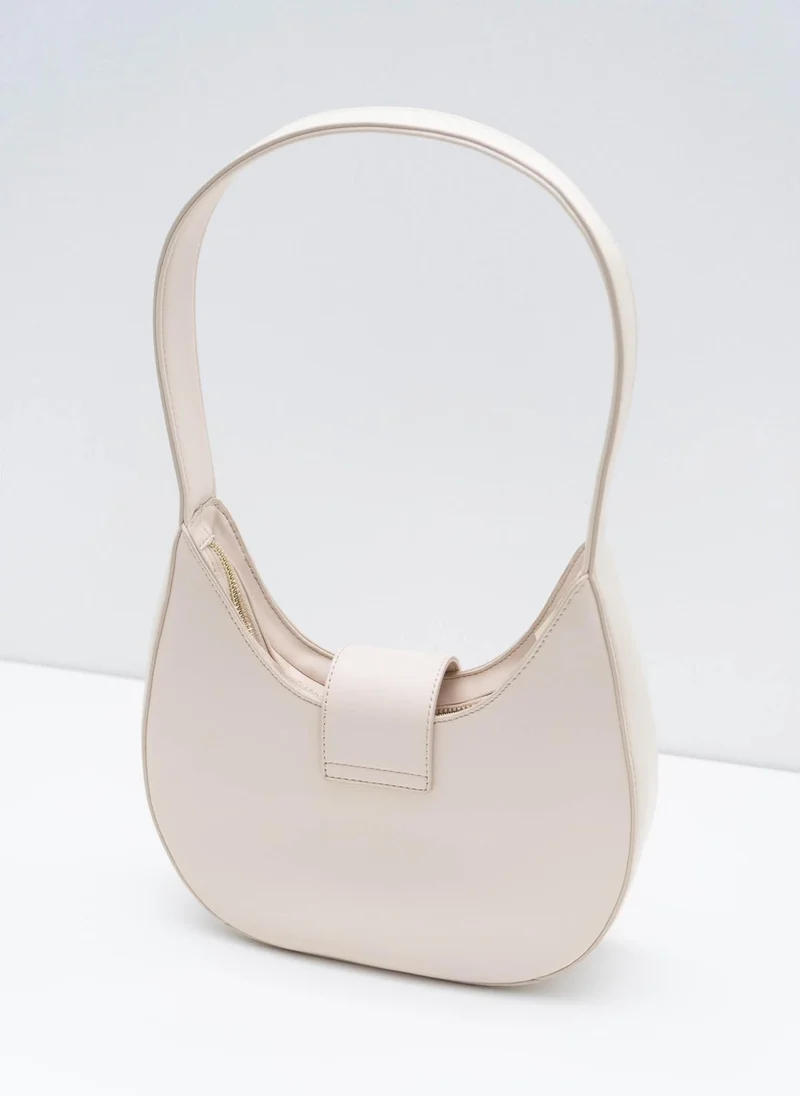 Lichi  Semi-circular bag with wide shoulder strap for Women | Best Price UAE