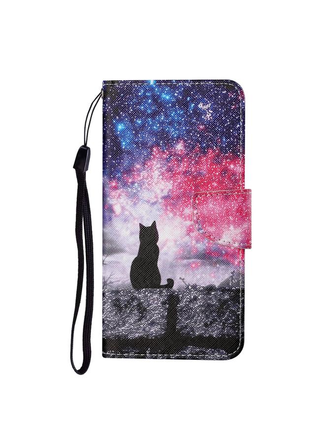 S-TOP Case For Samsung Galaxy S24 Ultra 5G Colored Drawing Pattern Leather Phone Case - Image 3