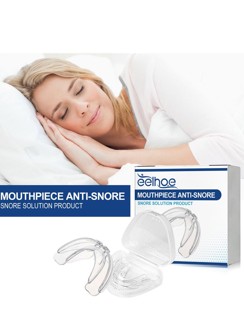 EELHOE - Mouthpiece Anti-Snore, Anti-Snoring Device, Professional Reusable Comfortable Snoring Solution, Adjustable Anti-Snoring Mouth Guard, Improve Sleep Quality for Unisex - Image 1