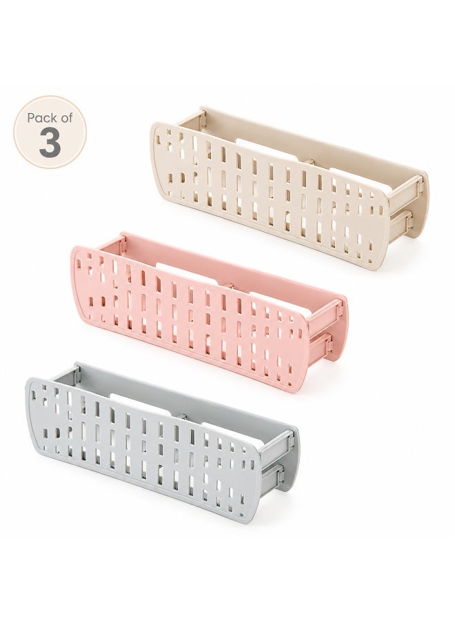 vsell24 Wall Mounted Self-Adhesive Shoe Organizer Rack for Slippers, Sneakers, Sandals - Space-Saving Storage (Pack of 3) - Image 2