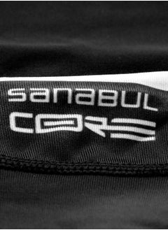 Sanabul  Sanabul Core Short Sleeve Rash Guard – Quick Dry Compression Shirt for Men Black/White, LARGE  - Image 4