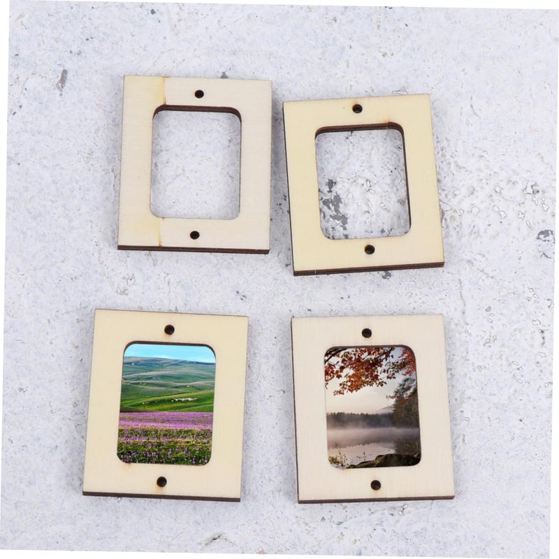 Unfinished Wooden Photo Frames 20 Pack For Painting Crafts Home Decor - Image 4