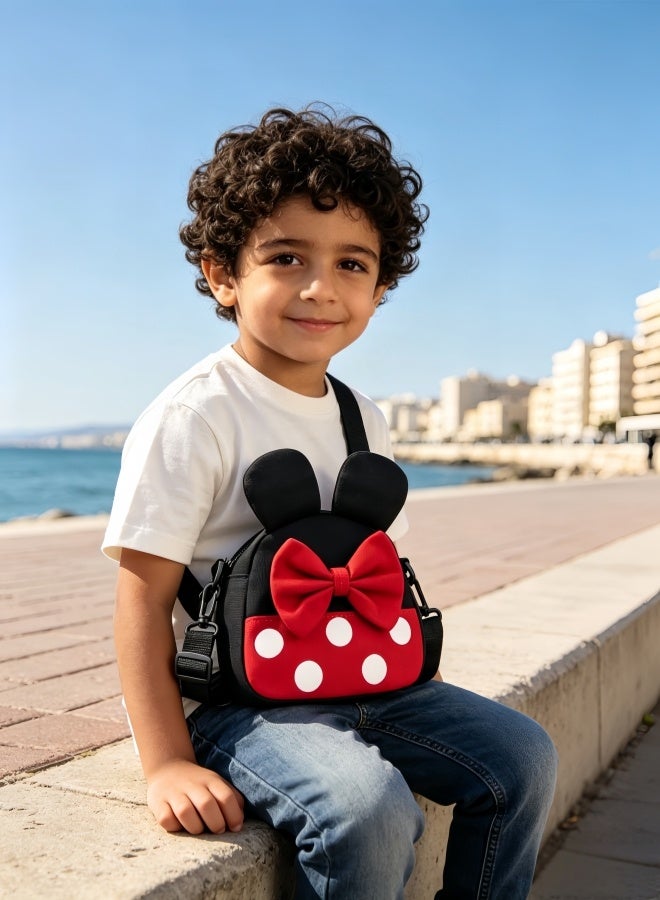 Minnie Cute Bag for Little Girls Mini Toddler Crossbody Purse Small Kids Shoulder Handbag - Image 4