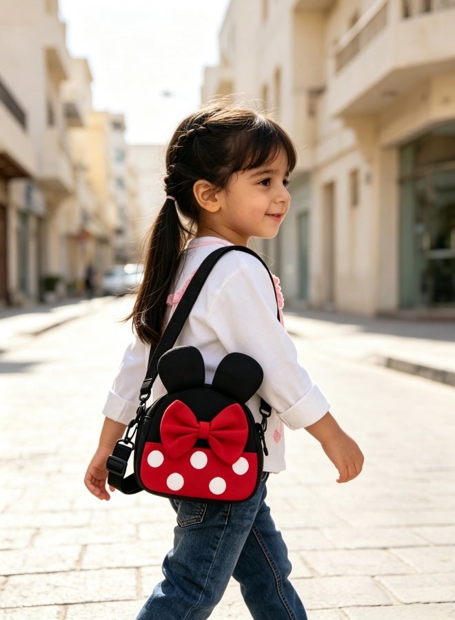 Minnie Cute Bag for Little Girls Mini Toddler Crossbody Purse Small Kids Shoulder Handbag - Image 5