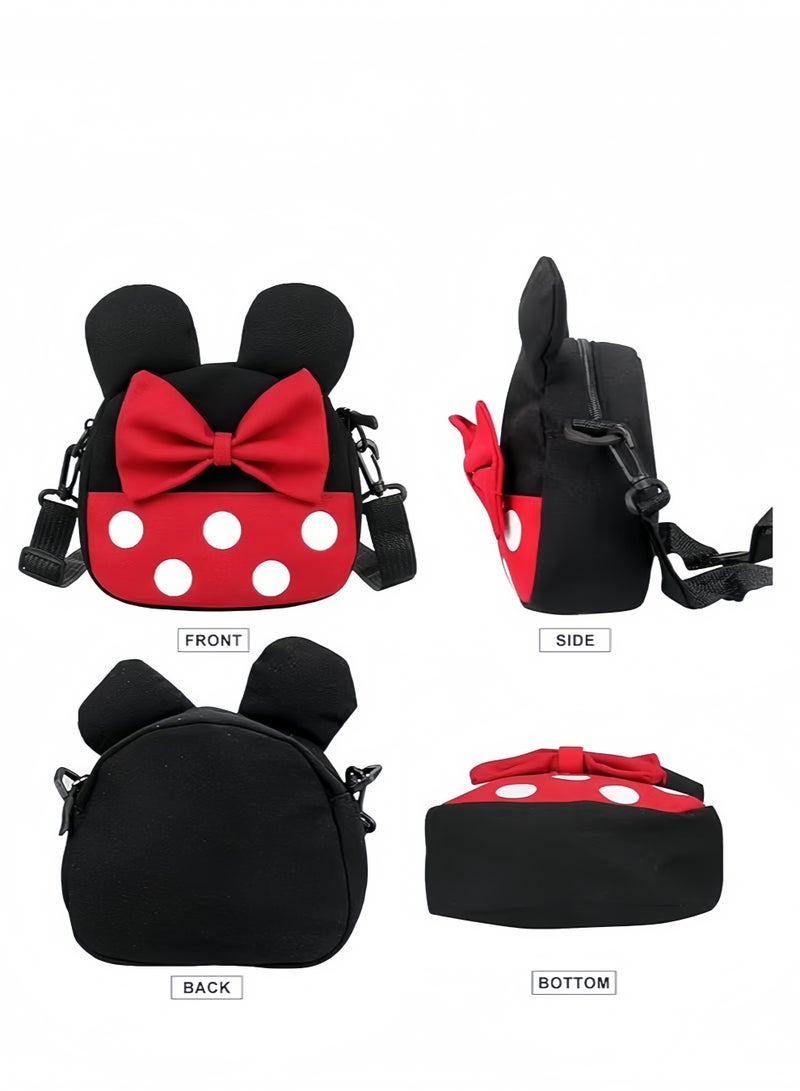 Minnie Cute Bag for Little Girls Mini Toddler Crossbody Purse Small Kids Shoulder Handbag - Image 3