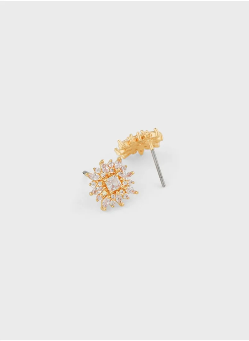 ايلا ليمتد اديشن Cz Floral Earrings
