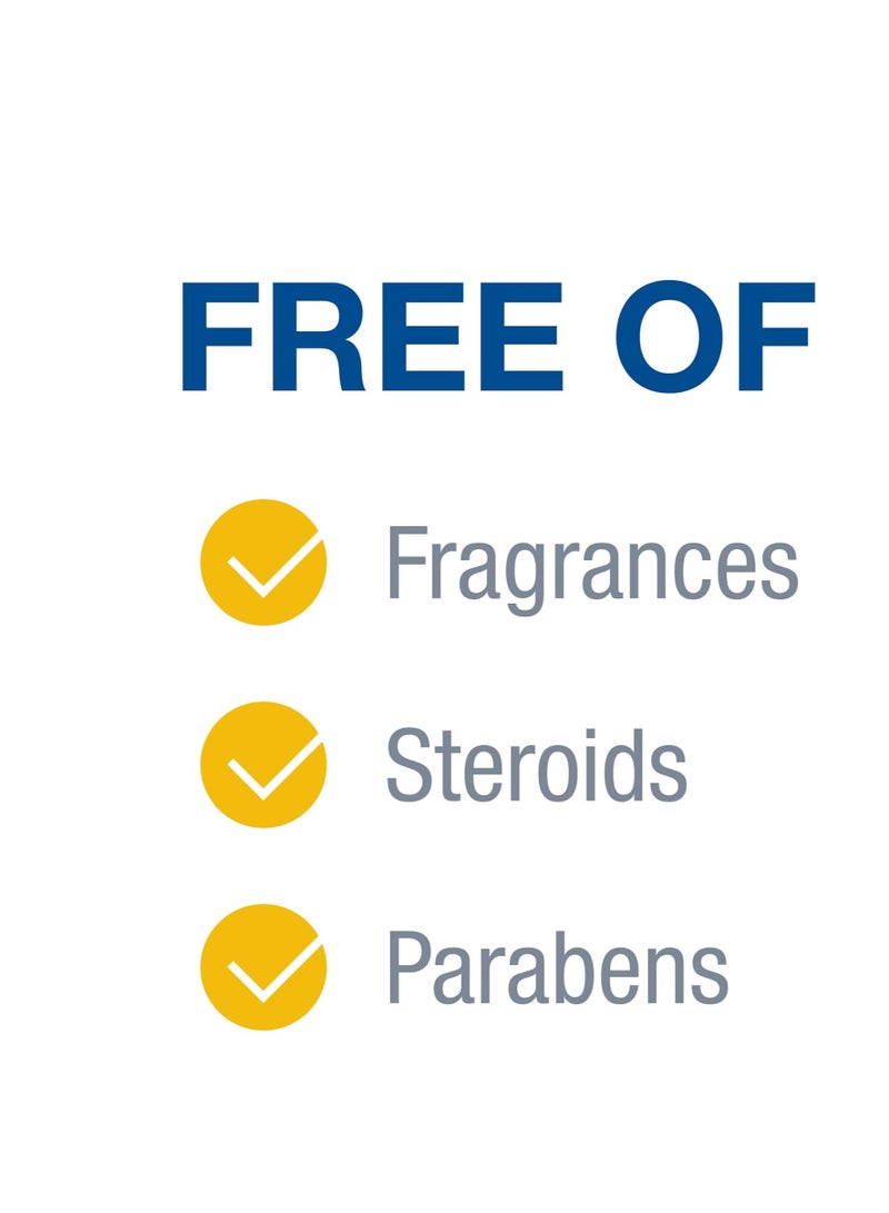 MG217 كريم الجسم MG217 للإكزيما مع 2% دقيق الشوفان الغروي، تخفيف مهدئ للبشرة الجافة والحكة والمتهيجة، مرطب خالي من القسوة والستيرويدات والعطور، 6 أونصة - Image 3