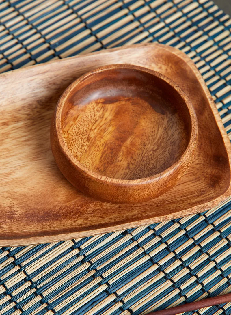 Premier Kora Acacia Paddle Dish Wooden Serving Set