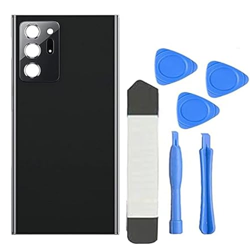 CaoXiong Galaxy Note 20 Ultra Back Glass Cover Housing Door Replacement for Samsung Galaxy Note 20 Ultra 5G + Tools (Mystic Black) - Image 1