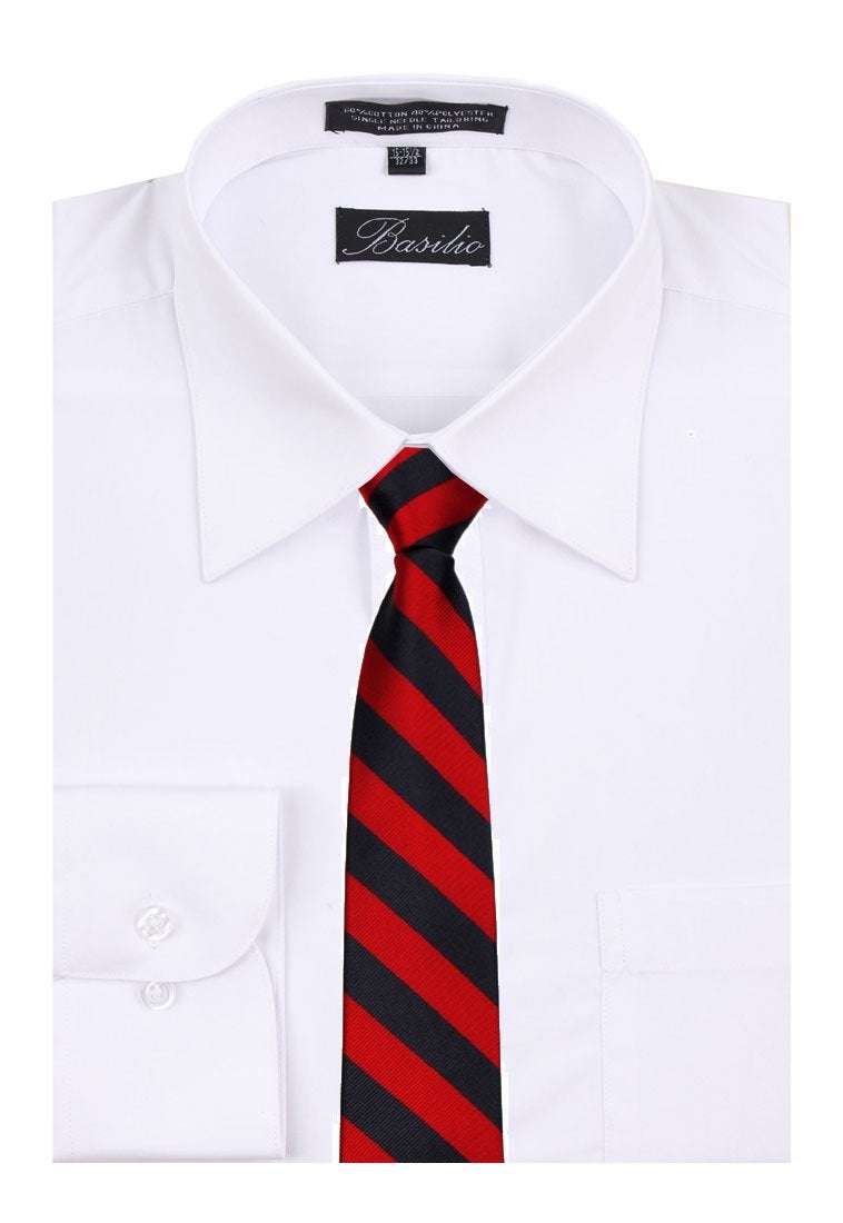 BUYYOURTIES B-ZIP-JCS-ADF-1-2 - Boys Zipper Repp Stripe College Printed Necktie Ties - Image 2