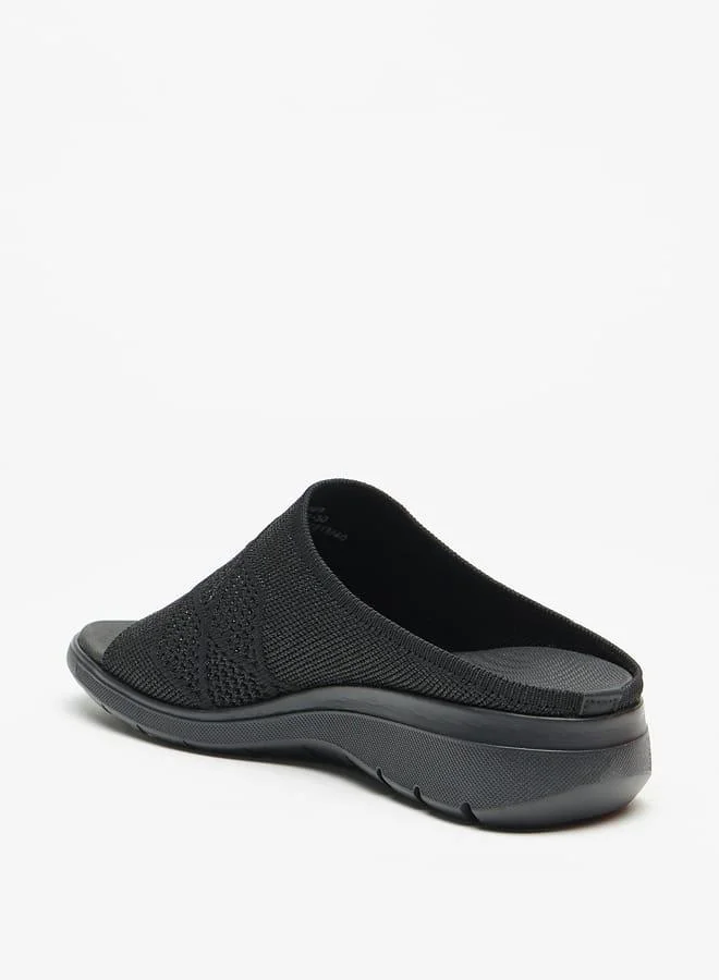 فلورا بيلا من شو إكسبرس صنادل سلايد نسائية بنقوش