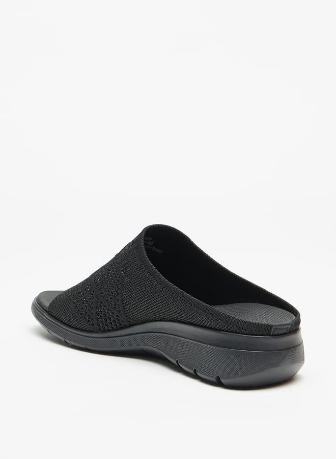 Flora Bella By Shoexpress Women Textured Slide Sandals Ramadan Collection - Image 2