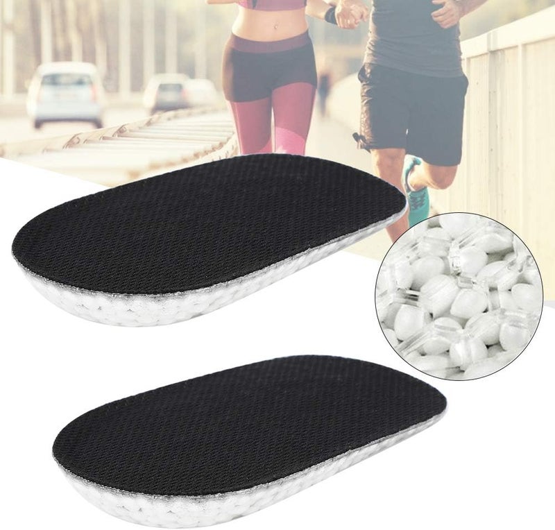 كلاراكو نعال داخلية لزيادة الطول، زوج واحد من النعال الداخلية لزيادة الطول مليئة بكرات إسفنجية من مادة TPU، نعال داخلية مصممة لامتصاص الصدمات، مناسبة للرجال والنساء (1.5 سم B) - Image 3