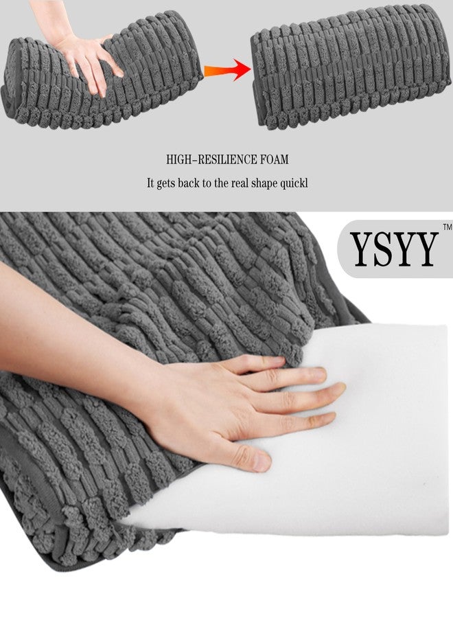 YSYY Memory Foam Headrest Pillow for Neck Pain Relief & Cervical Support - Ergonomic Neck Cushion for Office Chair, Car, Recliner, Sofa - Breathable & Pressure Relief (Gray, 17" W x 2.7" D) - Image 5
