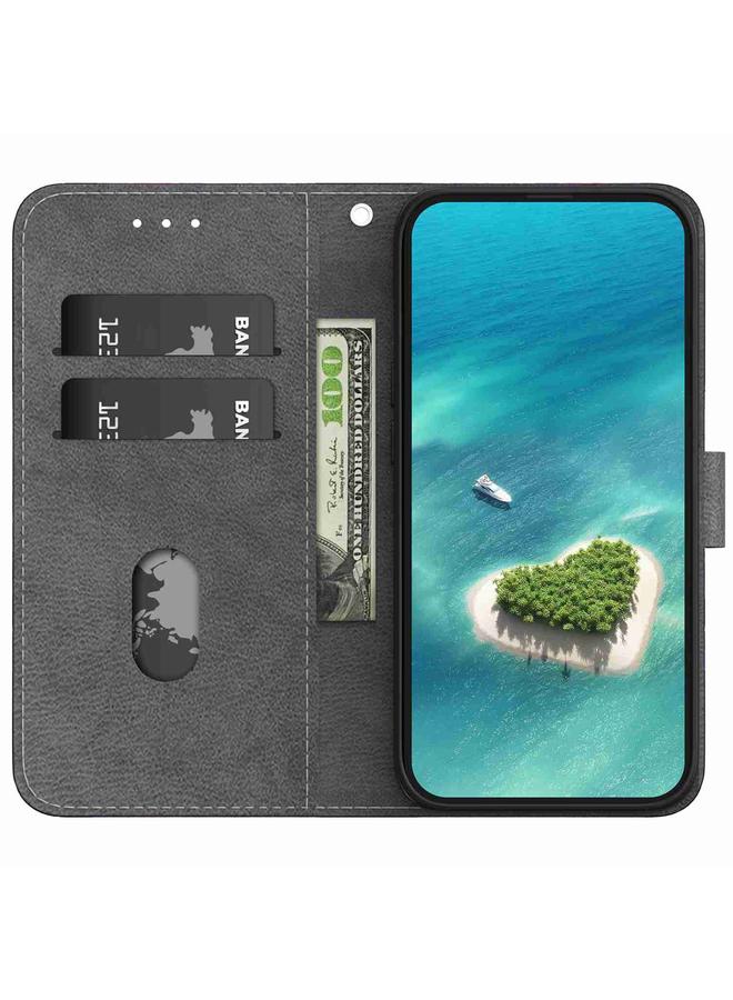 S-TOP Case For Samsung Galaxy M33 5G Crystal Texture Colored Drawing Leather Phone Case - Image 4