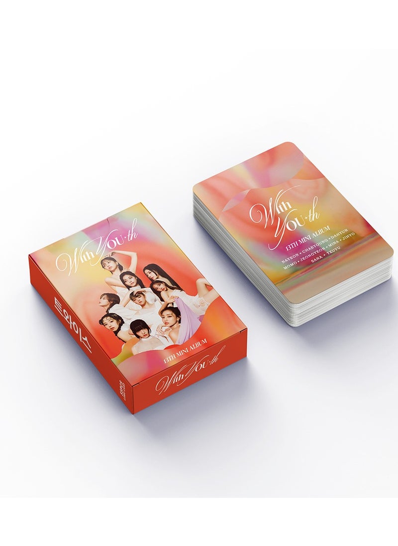 Generic - 55Pcs TWICE With You-th LOMO Cards TWICE Album Mini PhotoCards K-POP Members Collectors Poster 2025 TWICE FAN merchandise - Image 1