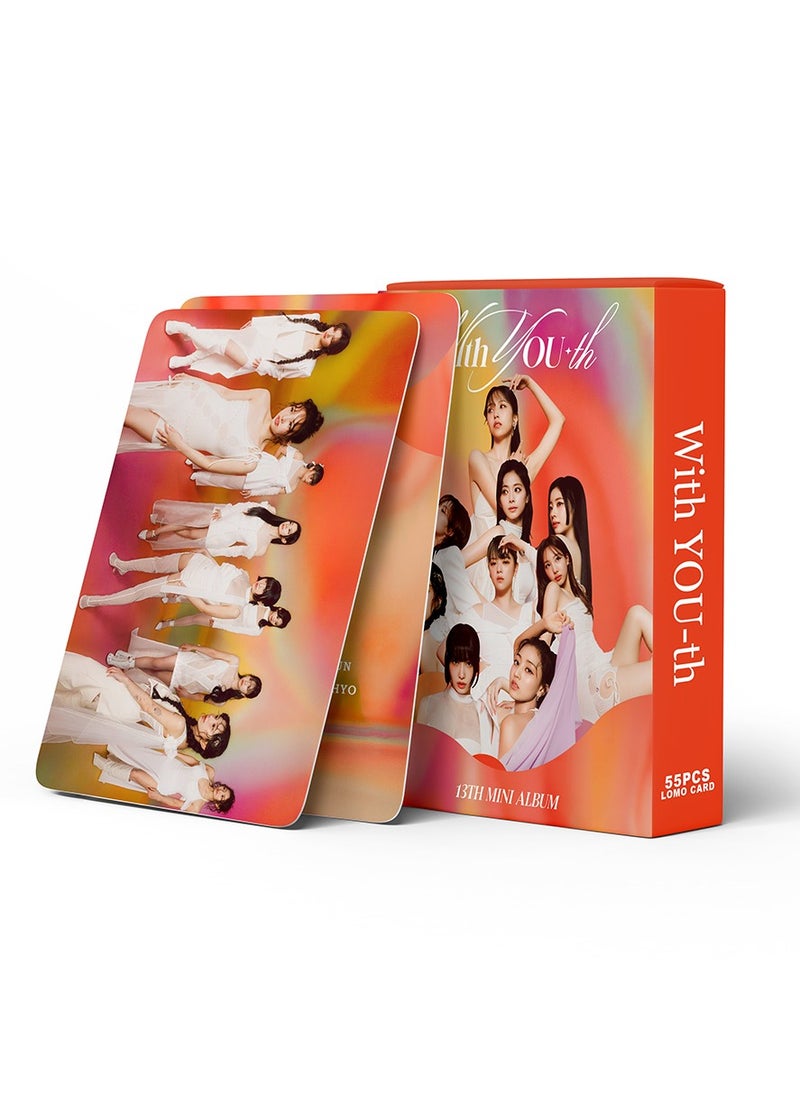 Generic - 55Pcs TWICE With You-th LOMO Cards TWICE Album Mini PhotoCards K-POP Members Collectors Poster 2025 TWICE FAN merchandise - Image 1
