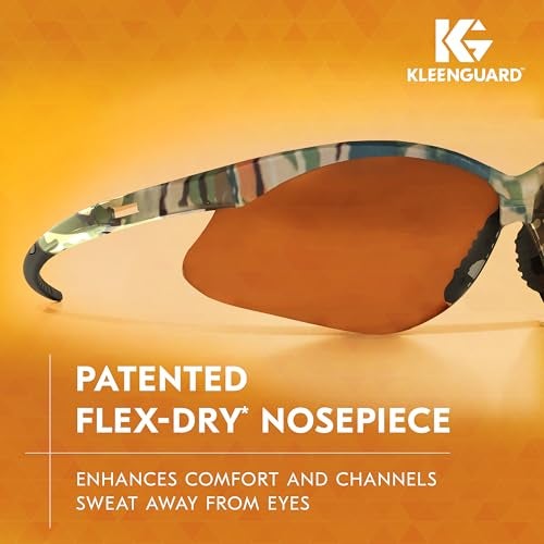 KLEENGUARD V30 Nemesis Safety Glasses (19644), Bronze Lenses with Camo Frame, 12 Pairs / Case - Image 4