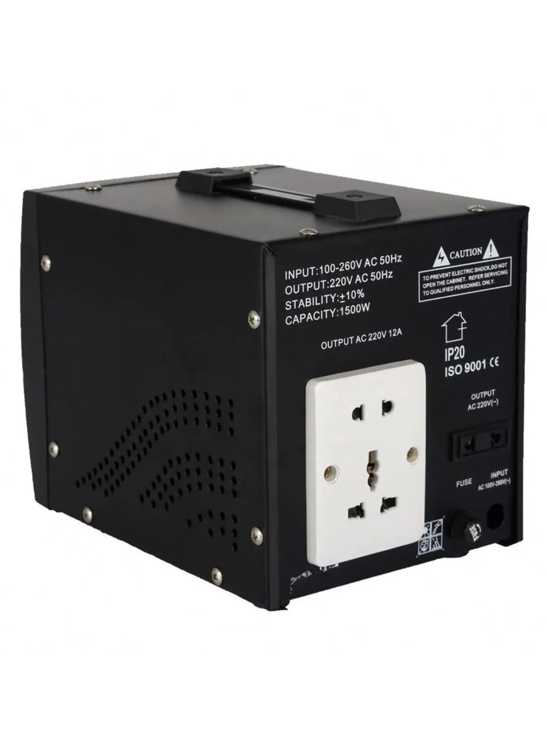 ICONA Icona 5000W Voltage Regulator with Transformer – Step Up/Down 110/120V to 220/240V or 220/240V to 110/120V, Automatic Voltage Stabilizer, ICOPOWER Technology  - Image 3