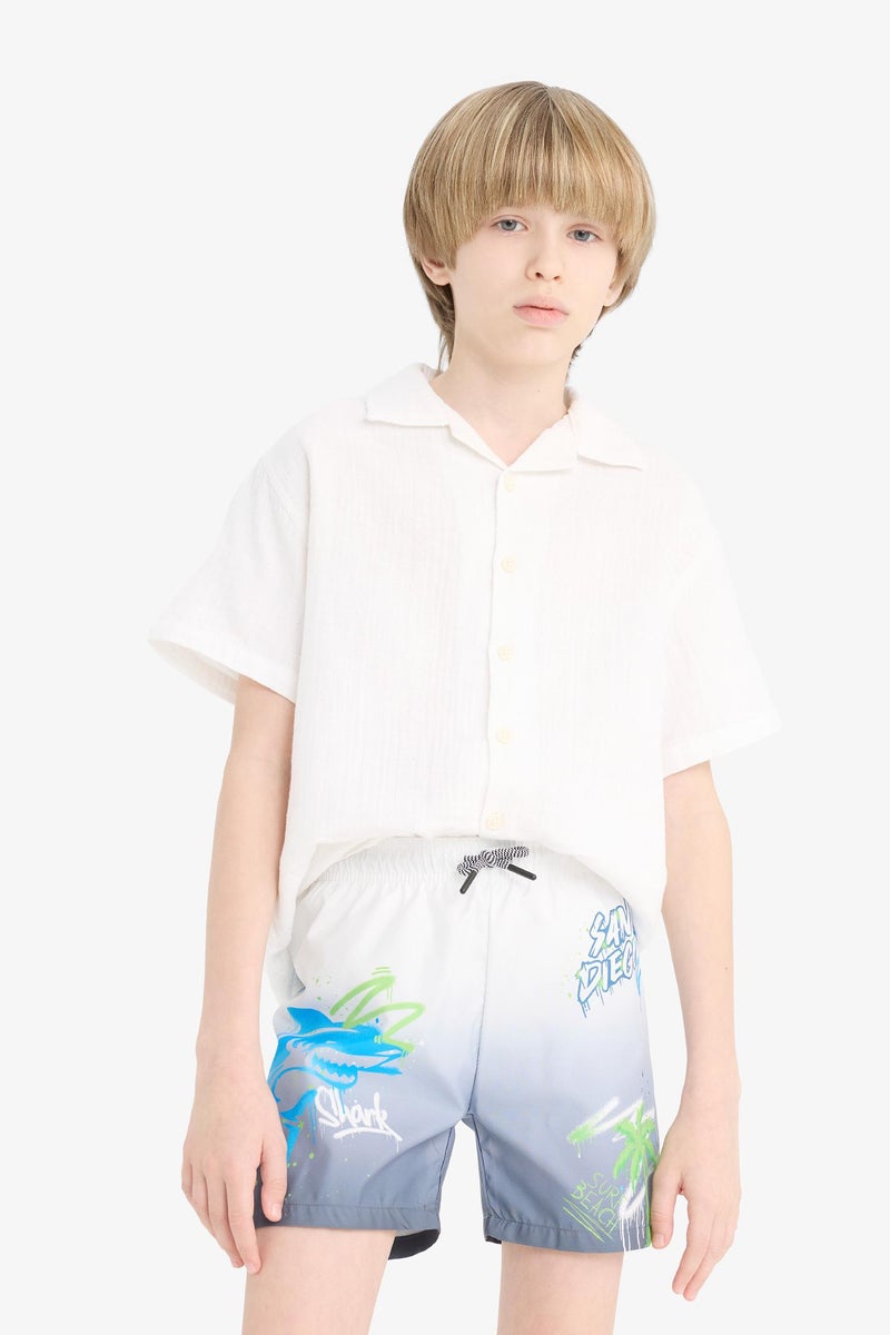 ديفاكتو شورت بحر اولادي رمادي - Image 3