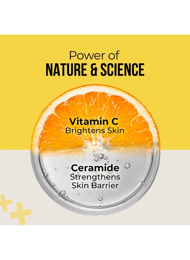 Dr. Sheth's Ceramide & Vitamin C Sunscreen | SPF 50+ Pa+++ | In-Vivo Tested | For Bright Skin & Healthy Glow | Non-Greasy, Quick-Absorbing, No White Cast | UVA/B & Bluelight Protection | For Men & Women | For All Skin Type | 125 g - Image 4