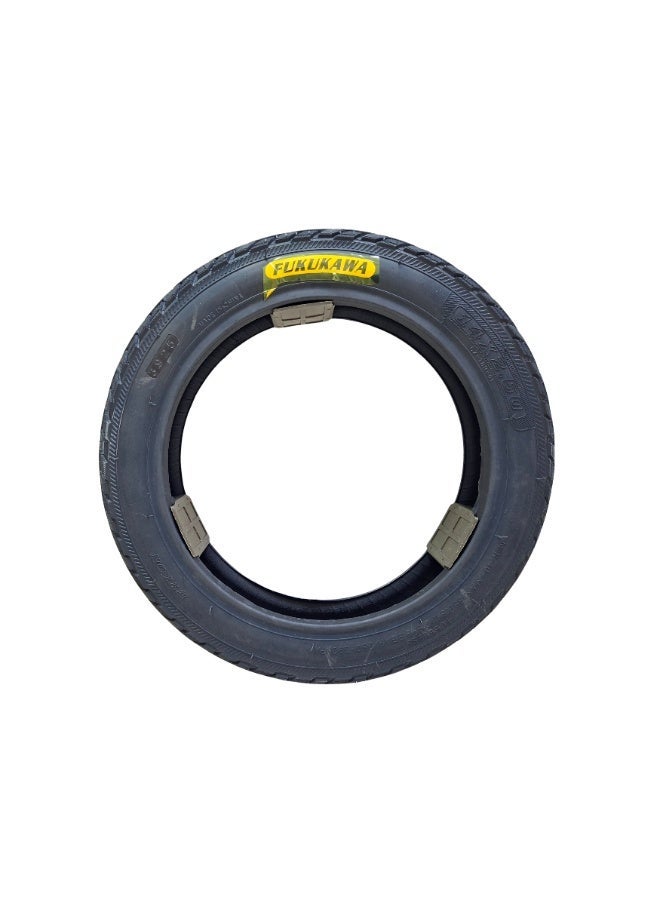 Fukukawa إطار دراجة كهربائية بدون أنبوب CZ189 مقاس 14 × 2.50، إطار بديل عالي التحمل للدراجات الكهربائية المخصصة للتوصيل، يوفر تماسكًا عاليًا على الطريق - Image 1