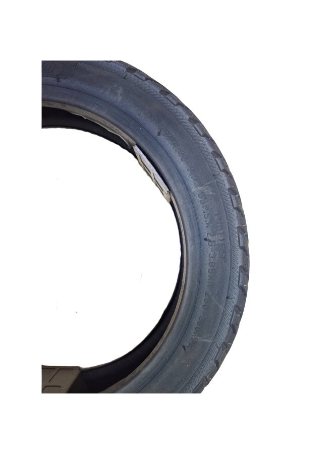 Fukukawa إطار دراجة كهربائية بدون أنبوب CZ189 مقاس 14 × 2.50، إطار بديل عالي التحمل للدراجات الكهربائية المخصصة للتوصيل، يوفر تماسكًا عاليًا على الطريق - Image 4