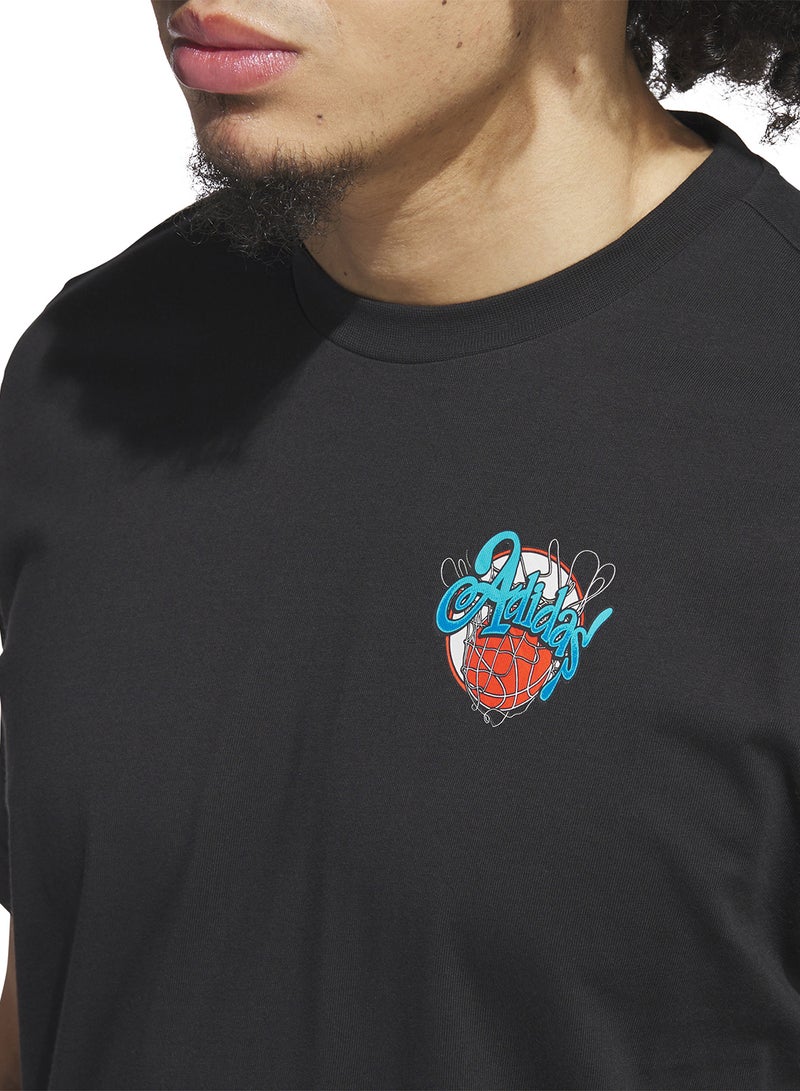 Adidas Nothing But Net Graphic T-Shirt - Image 3