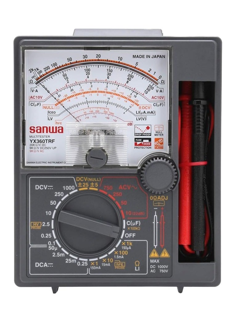 SANWA YX360TRF Analog Multimeter – High Accuracy, Durable, Made in Japan  - Image 2