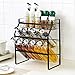 Tomorotec 3Tier Compact Size Kitchen Spice Organizer Shelf Rack Storage Bar Storage Cabinet Organization Kitchen Counter  Cabinet Shelf Organizer - Image 2