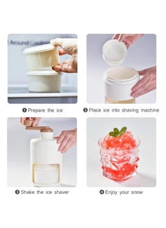 HOMETIC HOMETIC Shaved Ice Machines and Snow Cone MachinePortable Ice Crusher and Shaved Ice Machine with Ice Cube TraysBPA Free  - Image 5