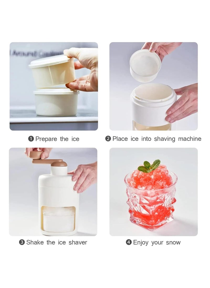 HOMETIC - HOMETIC Shaved Ice Machines and Snow Cone MachinePortable Ice Crusher and Shaved Ice Machine with Ice Cube TraysBPA Free - Image 1